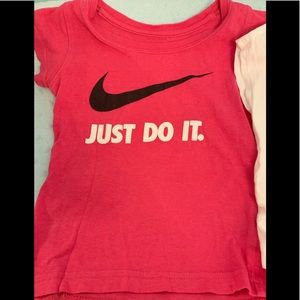 Nike t-shirts size 1-2 years and 2T